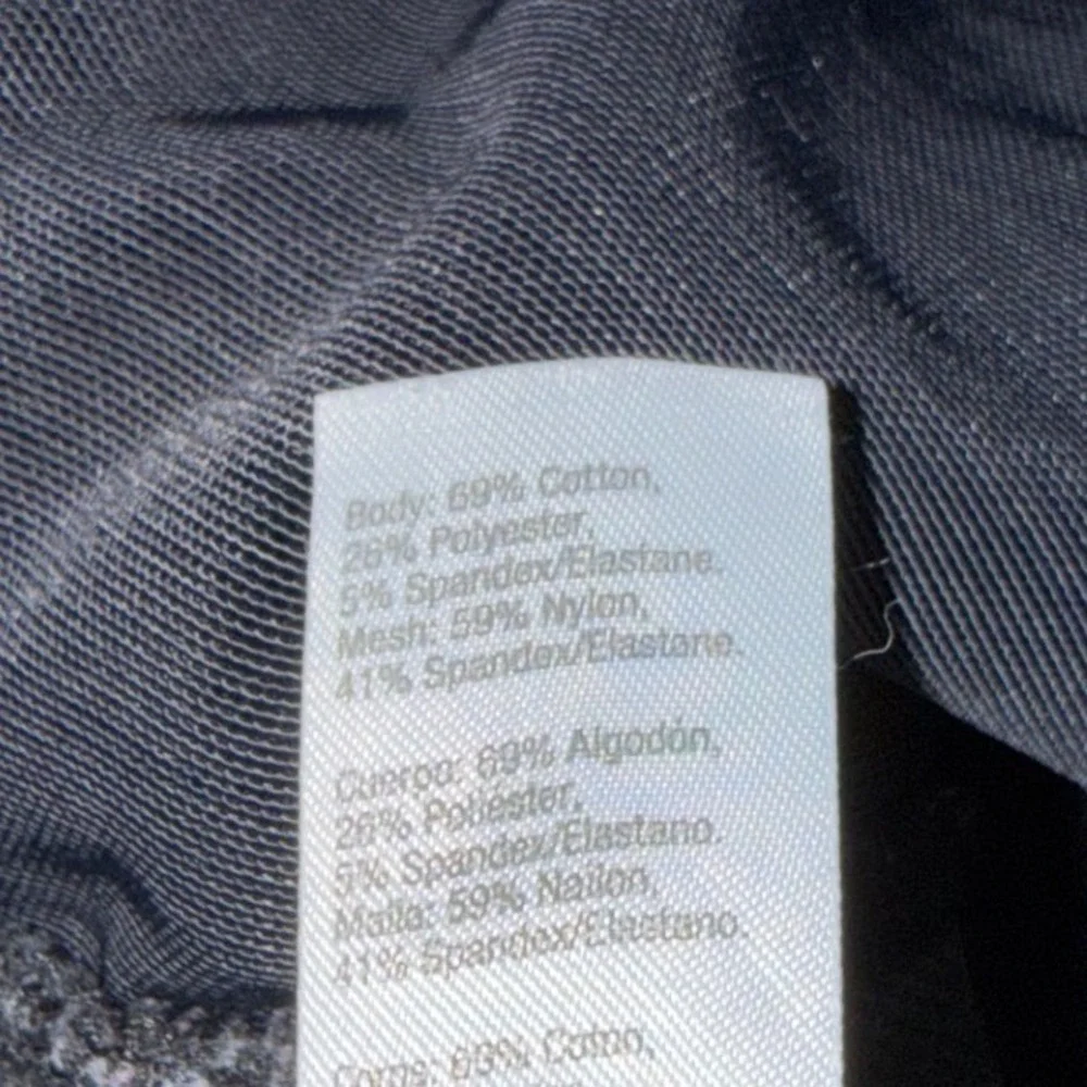 Spanx Moto cargo Leggings Faded‎ Black Cargo Zipper Pockets Stretch Denim Medium